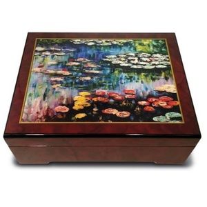 Money Water Lilies Musical Box